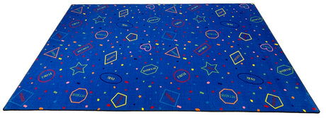 I Know My Shapes Children's Wall to Wall Carpet - KidCarpet.com