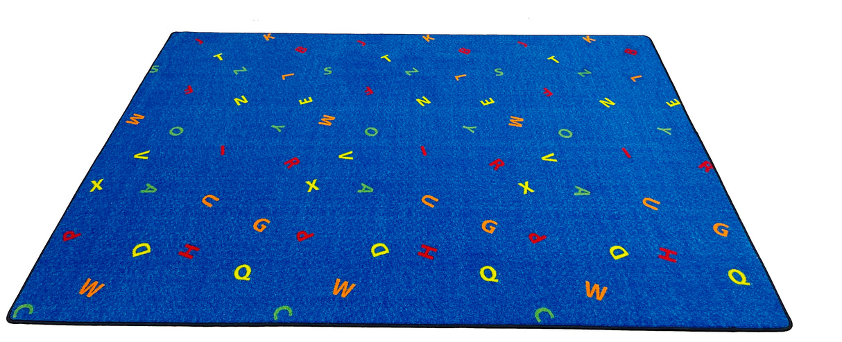 Scattered Letters Children's Wall to Wall Carpet - KidCarpet.com