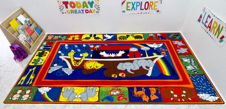 Two by Two Noah’s Ark Rug - KidCarpet.com