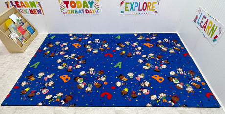 We're All Friends Rug - KidCarpet.com