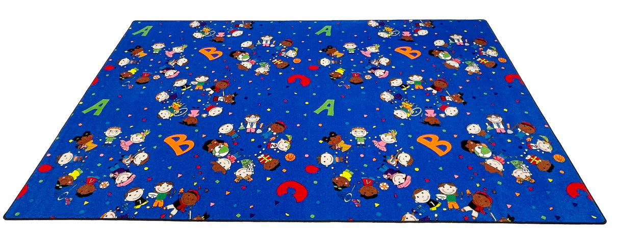 We're All Friends Rug - KidCarpet.com