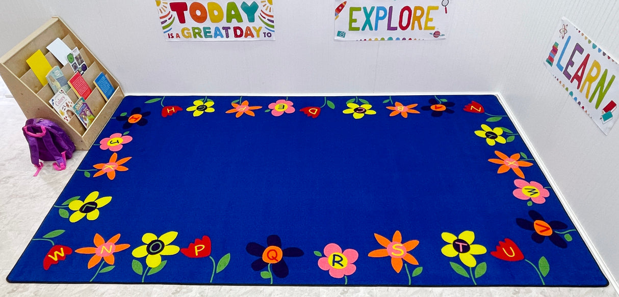 Alphabet Garden School Rug