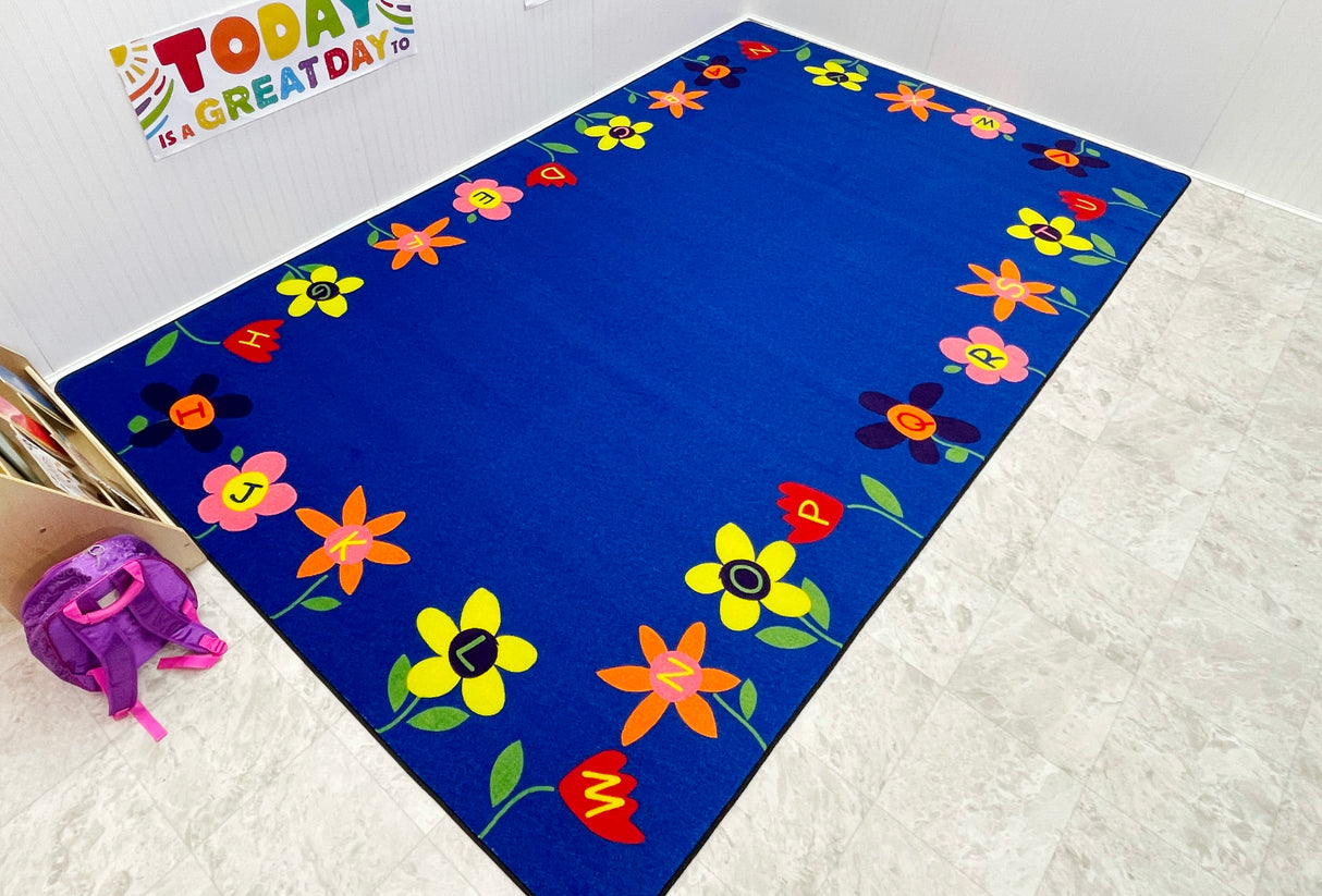 Alphabet Garden School Rug