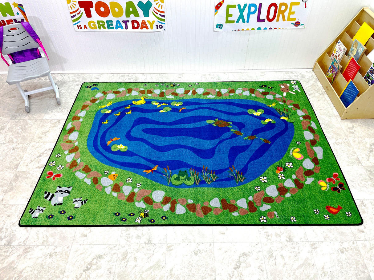 Nature All Around Us Kids Rug - KidCarpet.com