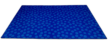 Spots Abound Childrens Rug Blue on Blue - KidCarpet.com