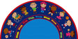 Friends Semicircle Classroom Rug