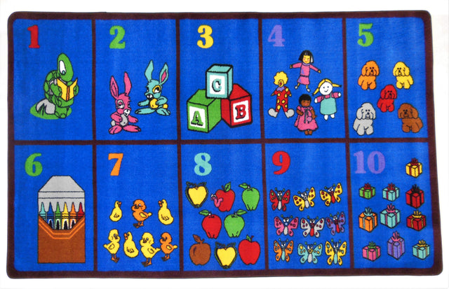 Count With Me Children's Rug - KidCarpet.com