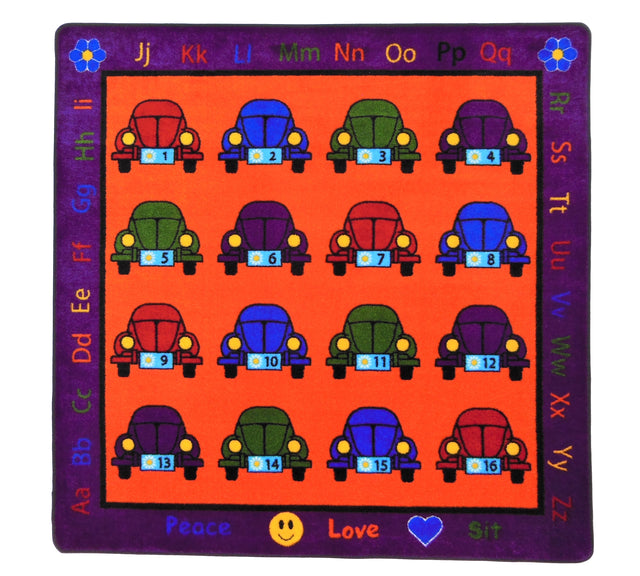 Alpha Bugs Daycare Rug