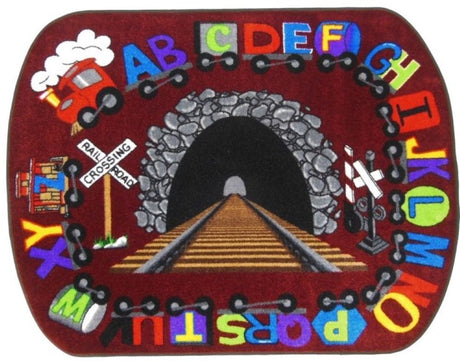 Alphabet Express Train Daycare Rug