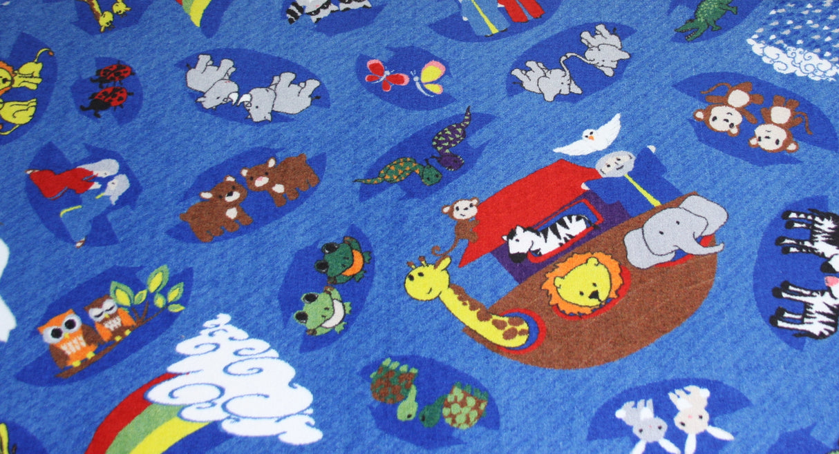 Noah's Animal Friends Wall to Wall Carpet - KidCarpet.com