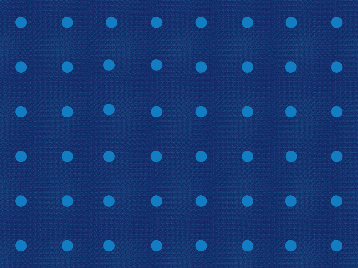 Dots In A Row Wall to Wall Carpet Blue on Blue - KidCarpet.com
