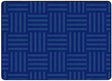 Tone on Tone Blue Hashtag Rug - KidCarpet.com