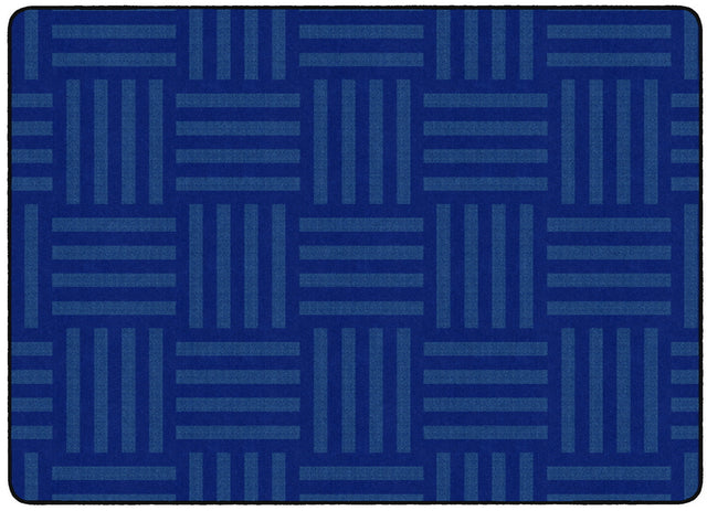 Tone on Tone Blue Hashtag Rug - KidCarpet.com