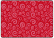 Tone on Tone Red Swirl Rug - KidCarpet.com