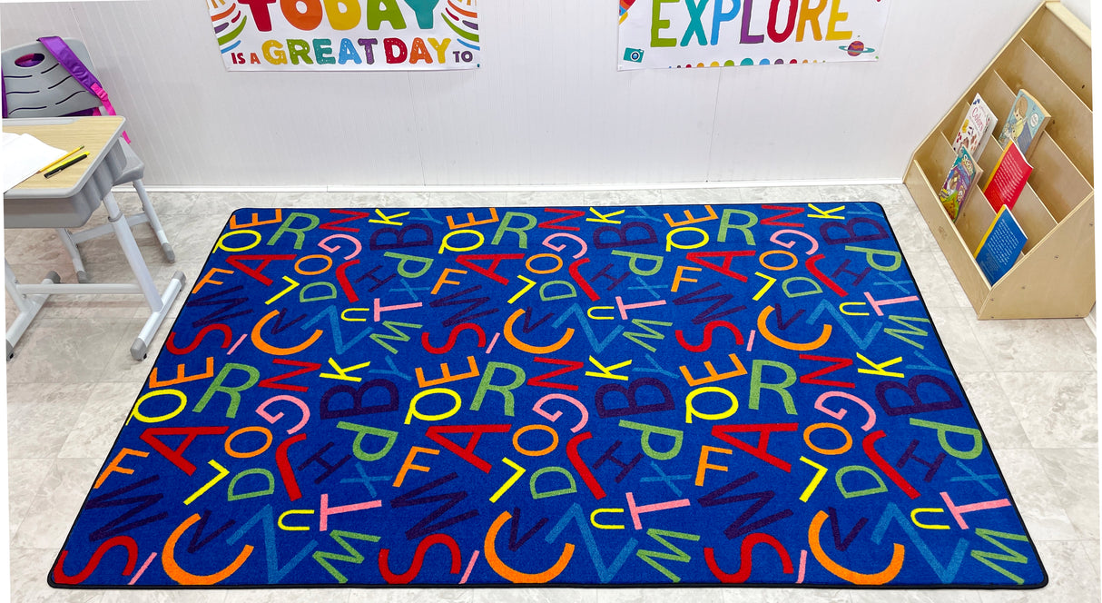 Colorful Letters Alphabet Rug for Kids - KidCarpet.com