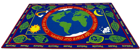 Earth Educational World Rug