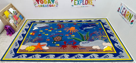 Fish in the Sea Classroom Rug