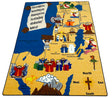 Holy Land Map Sunday School Rug - KidCarpet.com